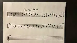 The Foggy Dew - Tin Whistle - 2 part harmony