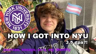 how i got into nyu / mental health, identity and gender