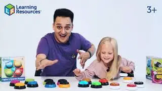 Гигантские кнопки  | Buzzers Set of 4 Learning Resources | Кнопки от Learning Resources