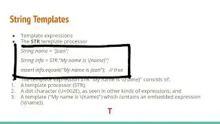 What are Java 21 String Templates?