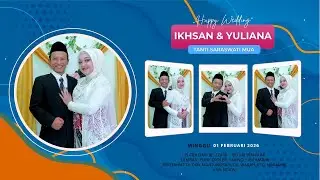 LIVE PERNIKAHAN IKHSAN & YULIANA  I  TANTI SARASWATI WEDDING  I  DVS MOVIE_HD
