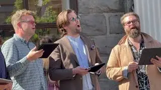 Acapella group in Reykjavik