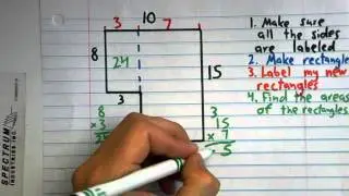 Calculating the Area of a Rectangle and Irregular Polygons