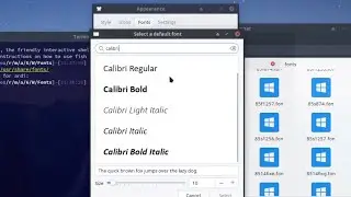 Cara Install Semua Fonts WINDOWS di LINUX