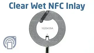 GoToTags Clear Wet NFC Inlay - NTAG213 - 38 mm Circle