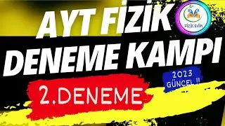 7 FARKLI KAYNAKTAN AYT FİZİK DENEME KAMPI | 2.DENEME ÇÖZÜMÜ | PDF | #aytfizikdenemeçözümü