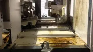 OKUMA MODEL 2SP-150H TWIN SPNIDLE CNC TURNING CENTER WITH GANTRY LOADER