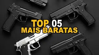 TOP 05 Pistolas de Airsoft Mais Baratas e Custo-Benef&iacute;cio