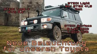 Neue Beleuchtung für unseren Toyota Land Cruiser GRJ76 von Stedi