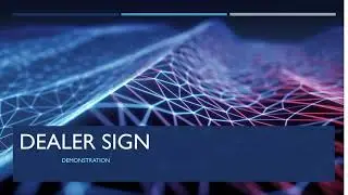 Dealer Sign Demo