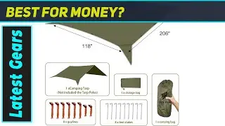 GEERTOP 17x10 Tarp: Amazing Shelter for Any Outdoor Adventure!