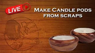 Make candle pods from scraps
