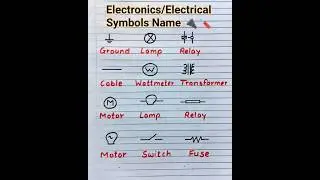 electronics symbol name|electrical symbols name|electrical and electronics symbols names|#shorts