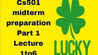#Cs501 midterm preparation part 1