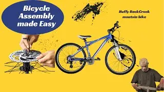 Bicycle assembly made easy | Huffy Rock creek bike | Mountain bike assembly