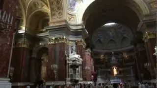 Inside St. Stephen's Cathedral - Budapest, Hungary