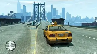 Grand Theft Auto 4 - Declasse Taxi (Merit) - Gameplay (PC UHD) [4K60FPS]