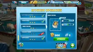 Deep Fryer and French Fries || All upgrades || Fast Food Court || Cooking Fever