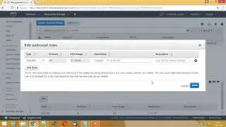 How to manage the Security Group for the EC2 instance launched
