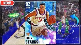 NEW DIAMOND JOHN STARKS GAMEPLAY!! WITH ONE BADGE THIS CARD CAN BECOME A TOP PG IN MYTEAM!!