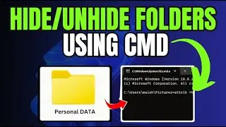 Как скрыть/показать папку с помощью CMD в Windows 10/11