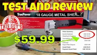 true power 18 Gauge electric sheet metal sheers