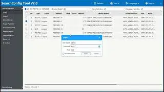 How to activate Tiandy Ip camera and set new password from search config tool