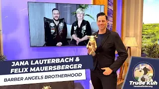 Jana Lauterbach und Felix Mauersberger von Barber Angels Brotherhood bei &bdquo;Trude Kuh&ldquo;