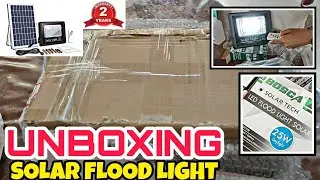 UNBOXING & INSTALLING BOSCA SOLAR LED OUTDOOR FLOOD LIGHT 25WATTS