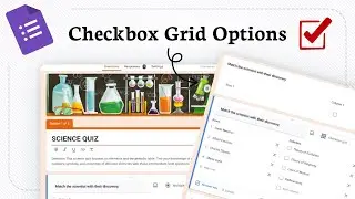 How to Find Checkbox Grid Options Google Forms