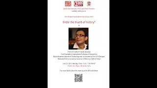 First Shaibal Gupta Memorial Lecture, 2021 by Professor Abhijit Vinayak Banerjee