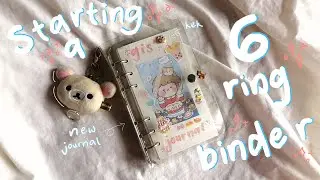 💕STARTING MY 6 RING BINDER // ✨gisellevlogs // malaysia