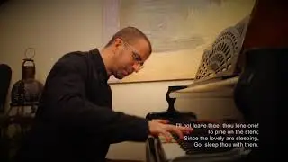 The Last Rose of Summer - Piano (lyrics on screen)