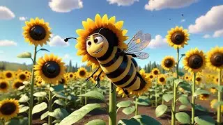 Benny Bee Goes Buzz Buzz | Insect Sounds Song for Kids | Nursery Rhymes and Preschool Learning