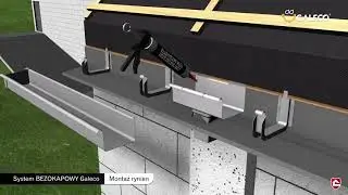 Монтаж скрытой водосточной системы Galeco Hidden