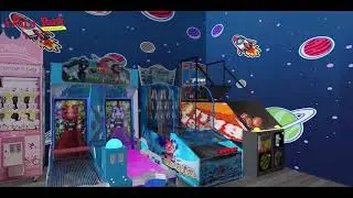 500sqm 3D design video game center game zone, entertainment center