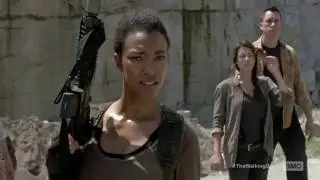 The Walking Dead Season 6 Ep 1 Opening Scene HD First Time Again