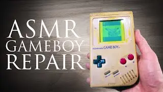 Unintentional ASMR Gameboy repair and cleaning/ No talking/ Relaxing/ Tool Sounds/Restoration