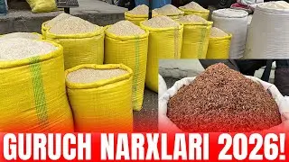 2026-йил! БОЗОРДА ГУРУЧ НАРХЛАРИ ҚАНДАЙ? ОПТОМ ГУРУЧЛАР 2026 | АНДИЖОН