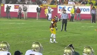 RoJo Last Coliseum Punt Return Galippo Block 2010 ND USC: AltadenaTrojan VideoBlog