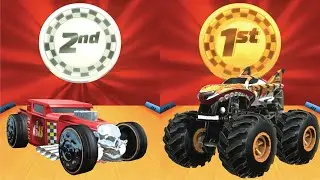 Hot Wheels Unlimited: Gameplay Walkthrough Part 50 - Monster Trucks vs Dune it up