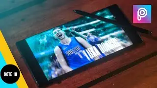 Quick Edit: Luka Doncic Glowing Eye / Smoke Effect using PicsArt | Try Time - Digital Art