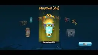 Opening 60 birthday chests in Monster Legends