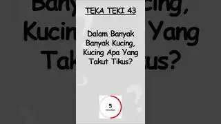 88) KUIZ TEKA TEKI 43 #tekateki #kuiz