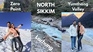 North Sikkim in Winter | Yumthang Valley, Zero Point & More #NorthSikkim#TravelVlog#SnowVibes#
