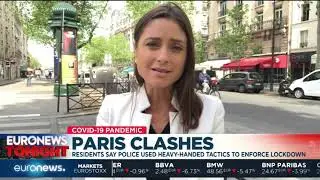 Paris clashes: Residents say police used heavy-handed tactics to enforce lockdown
