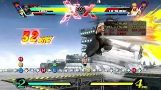 UMVC3 Palette Swap - Rashid solo 710k damage combo