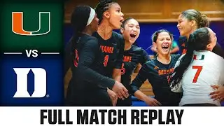 Miami vs. Duke Full Match Replay | 2024 ACC Volleyball