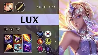 Lux Mid vs Ahri - KR Diamond Patch 25.24