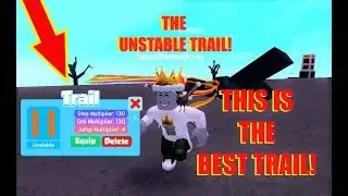 THE UNSTABLE TRAIL! THE BEST TRAIL in SPEED CITY! (Roblox)